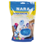 NARA Paper Mache Powder with Glue Included Extra Soft, Air Dry Paper Pulp for DIY Craft, School Projects & Kids Art Activities, Non-Toxic & Gluten-Free Sculpting Material, 100g