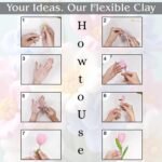 NARA Air-Dry Clay Flexible 250g, White Modelling Clay, No Oven or Kiln Needed, Fast Drying Clay for Art, Craft, Sculpting, DIY & Painting Projects - Image 3