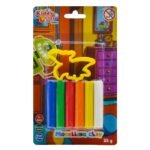 Kiddy Clay Modelling & Sculpting (25g.) & Shape Maker in Blister Card, Colourful Reusable DIY Soft, Creative Art Skill & Crafts, Ideal Gift for Kids - Sticks of Clay & Blister Card - Image 2