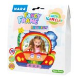 NARA Fancy Frame – DIY Kit with 5 Foam Clay Colours & Photo Frame. Easy, Creative Fun for Kids Ages 3+. Perfect for Modelling Clay Activities, Gifts & Imaginative Play - Image 2