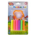 Kiddy Clay Modelling & Sculpting (25g.) & Shape Maker in Blister Card, Colourful Reusable DIY Soft, Creative Art Skill & Crafts, Ideal Gift for Kids - Sticks of Clay & Blister Card - Image 3