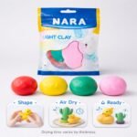 NARA 50g Light Clay, Air-Dry Modeling Clay for Kids, Artists & DIY Crafts – Soft, Lightweight, Easy to Mold, Ideal for Sculpting & Creative Projects (Multicolour) - Image 7