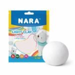NARA 50g. White Color Light Clay, Air-Dry Modeling Clay for Kids, Artists & DIY Crafts – Soft, Lightweight, Easy to Mold, Ideal for Sculpting & Creative Projects - 50 g.