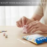 NARA 50g. White Color Light Clay, Air-Dry Modeling Clay for Kids, Artists & DIY Crafts – Soft, Lightweight, Easy to Mold, Ideal for Sculpting & Creative Projects - 50 g. - Image 5