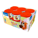 Nara Modelling Clay, 5 Sticks + 4 Cutters (15g. Each) – Easy to Use – Various Creative Project for Children