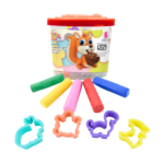 Nara Modelling Clay, 5 Sticks + 4 Cutters (15g. Each) – Easy to Use – Various Creative Project for Children - Image 2