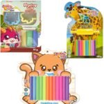 Kiddy Clay Modelling & Sculpting Clay Set for Soft and Slim - Multicolor - Non-Sticky Material, Ideal for Arts, Crafts, and School Projects - Pack of 3 (100g, 150g & 165g)