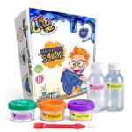 NARA Little Labz Make Your Own Slime DIY Kit for Kids, Mud Slime Making Kit, Safe Non-Toxic Sensory Play Gift, Includes Activator, Flour, Pigment, Glitter, Scent & Tool, Ages 8+ - Image 4